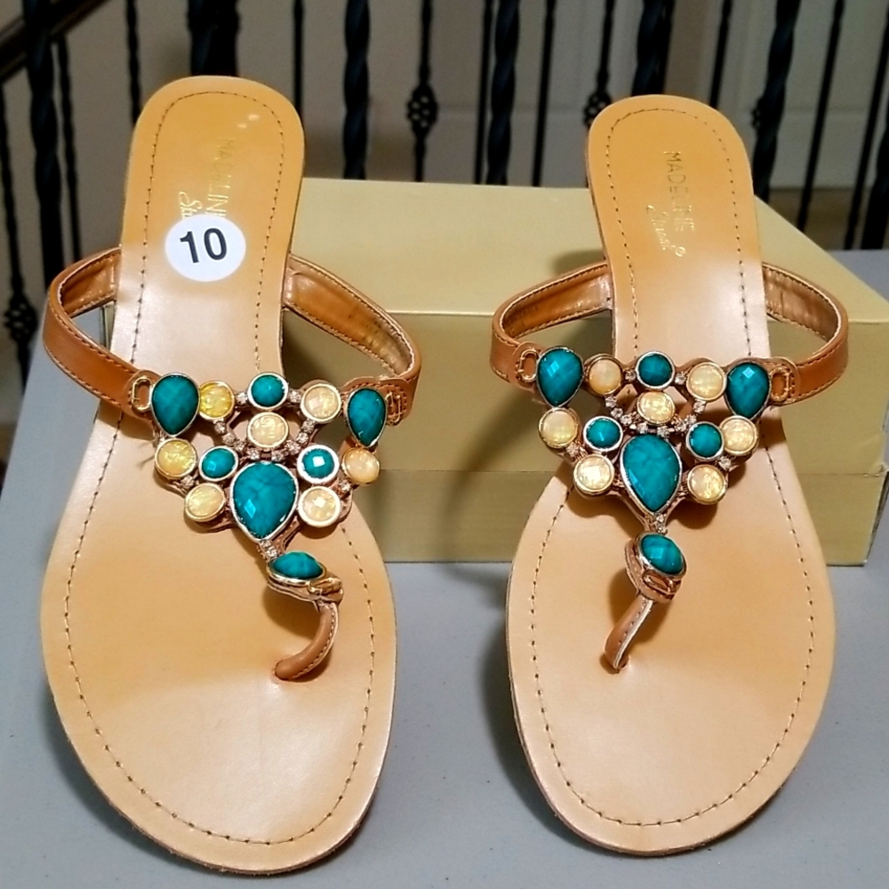 Madeline jewel sandals.